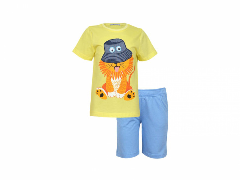 Комплект для мальчика (фуфайка,шорты) 01-126-3 фото 1
