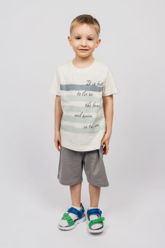 Комплект для мальчика (футболка,шорты) 42111 фото 1