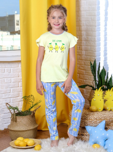 Пижама детская "Лимонад-2" р.122 фото 1