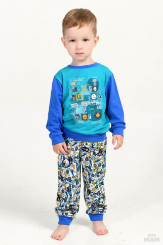 (Р-10%) Пижама для мальчика MK2647/04 (Космос) р.122/60 фото 1